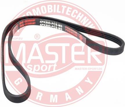 MASTER-SPORT 4PK895-PCS-MS - Courroie trapézoïdale à nervures droxauto.com