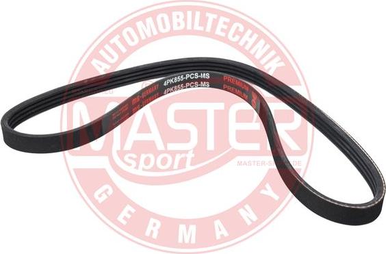 MASTER-SPORT 4PK855-PCS-MS - Courroie trapézoïdale à nervures droxauto.com