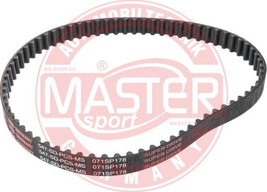 MASTER-SPORT 547-SD-PCS-MS - Courroie de distribution droxauto.com
