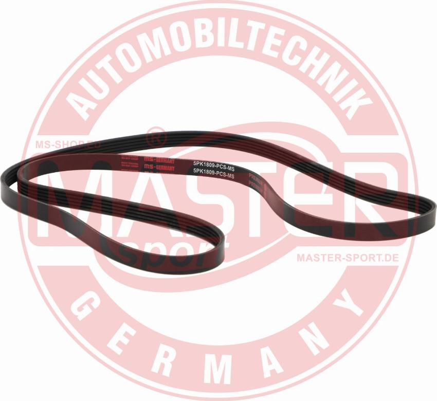 MASTER-SPORT 5PK-1809-PCS-MS - Courroie trapézoïdale à nervures droxauto.com