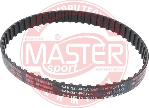 MASTER-SPORT 648-SD-PCS-MS - Courroie de distribution droxauto.com