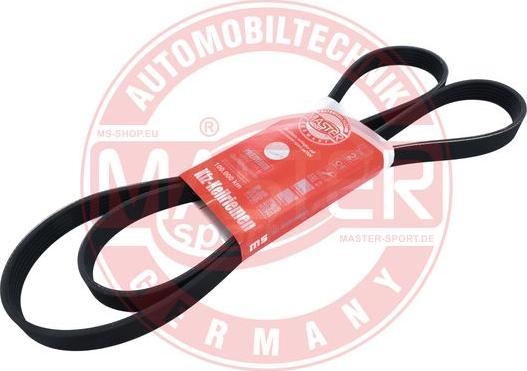 MASTER-SPORT 6PK1840-PCS-MS - Courroie trapézoïdale à nervures droxauto.com