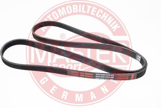 MASTER-SPORT 6PK1800-PCS-MS - Courroie trapézoïdale à nervures droxauto.com