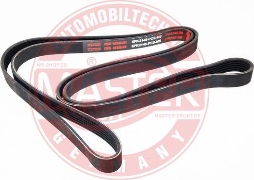 MASTER-SPORT 6PK2145-PCS-MS - Courroie trapézoïdale à nervures droxauto.com
