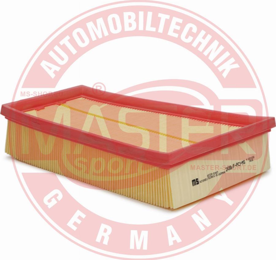 MASTER-SPORT 2439-LF-PCS-MS - Filtre à air droxauto.com