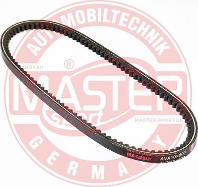 MASTER-SPORT AVX-10X600-PCS-MS - Courroie trapézoïdale droxauto.com