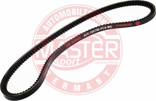 MASTER-SPORT AVX-10X780-PCS-MS - Courroie trapézoïdale droxauto.com