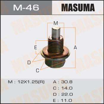MASUMA M46 - Vis-bouchon, carter d'huile droxauto.com