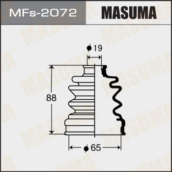 MASUMA MFs-2072 - Joint-soufflet, arbre de commande droxauto.com