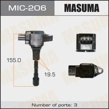 MASUMA MIC-206 - Bobine d'allumage droxauto.com
