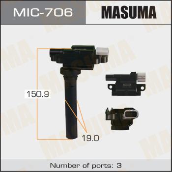 MASUMA MIC706 - Bobine d'allumage droxauto.com