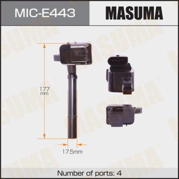MASUMA MIC-E443 - Bobine d'allumage droxauto.com