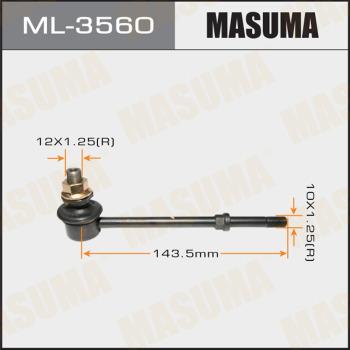 MASUMA ML-3560 - Entretoise / tige, stabilisateur droxauto.com