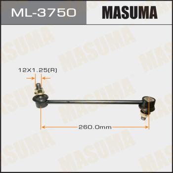 MASUMA ML3750 - Entretoise / tige, stabilisateur droxauto.com