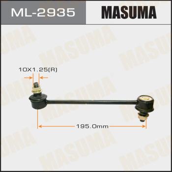 MASUMA ML-2935 - Entretoise / tige, stabilisateur droxauto.com