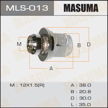 MASUMA MLS-013 - Écrou de roue droxauto.com