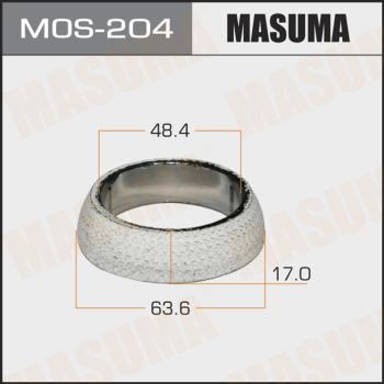MASUMA MOS204 - Bague d'étanchéité, tuyau d'échappement droxauto.com