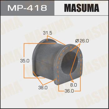 MASUMA MP-418 - Coussinet de palier, stabilisateur droxauto.com