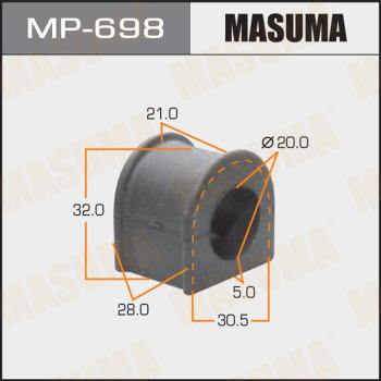 MASUMA MP-698 - Coussinet de palier, stabilisateur droxauto.com