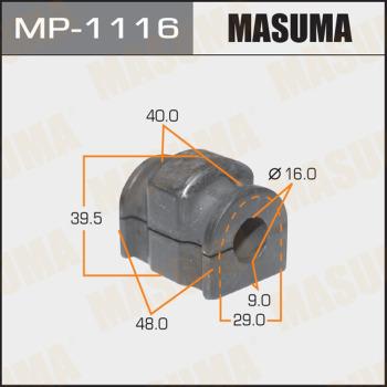 MASUMA MP-1116 - Coussinet de palier, stabilisateur droxauto.com