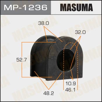 MASUMA MP-1236 - Coussinet de palier, stabilisateur droxauto.com
