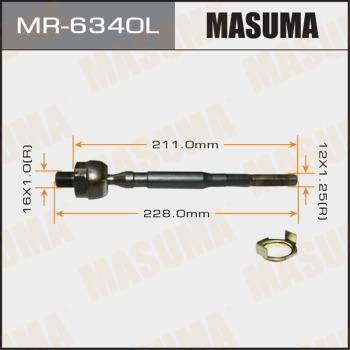 MASUMA MR-6340L - Rotule de direction intérieure, barre de connexion droxauto.com