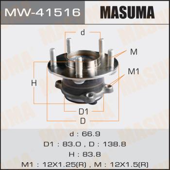 MASUMA MW-41516 - Moyeu de roue droxauto.com