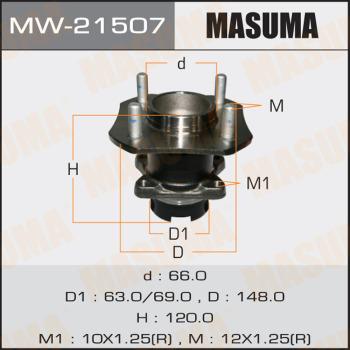 MASUMA MW-21507 - Moyeu de roue droxauto.com
