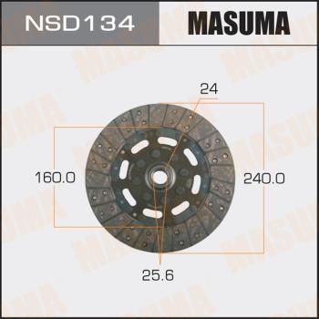 MASUMA NSD134 - Disque d'embrayage droxauto.com
