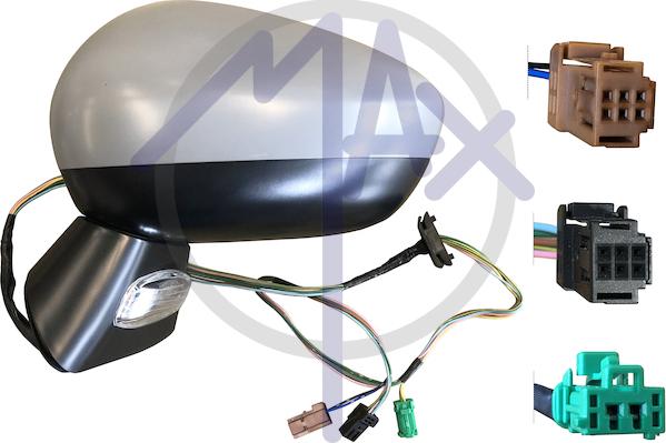 MAX MCT209-L - Rétroviseur extérieur droxauto.com