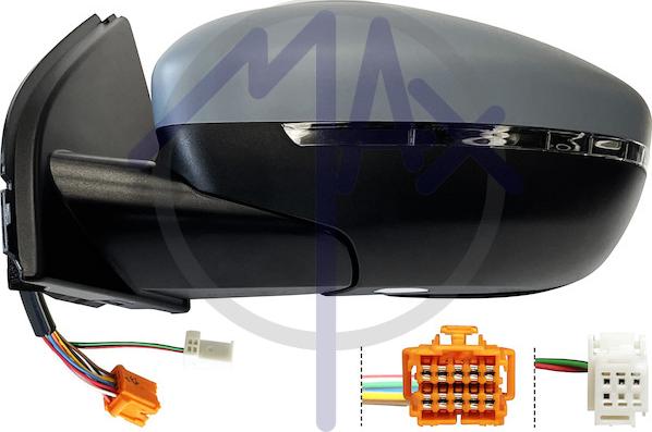 MAX MPG123-L - Rétroviseur extérieur droxauto.com