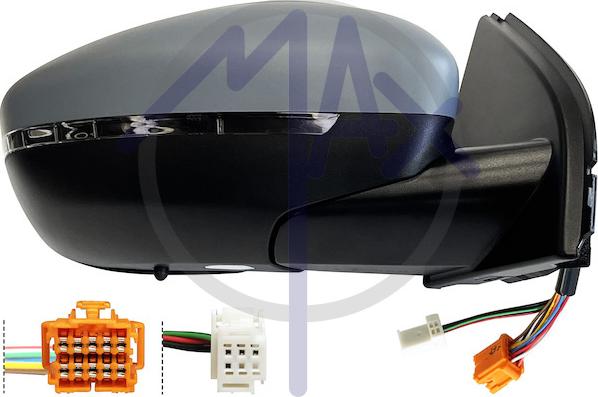 MAX MPG123-R - Rétroviseur extérieur droxauto.com