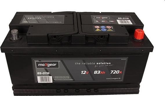 Maxgear 583400072 D722 - Batterie de démarrage droxauto.com