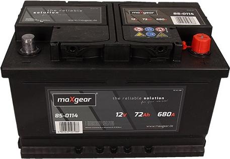 Maxgear 572409068 D722 - Batterie de démarrage droxauto.com