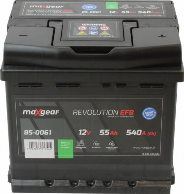 Maxgear 85-0061 - Batterie de démarrage droxauto.com