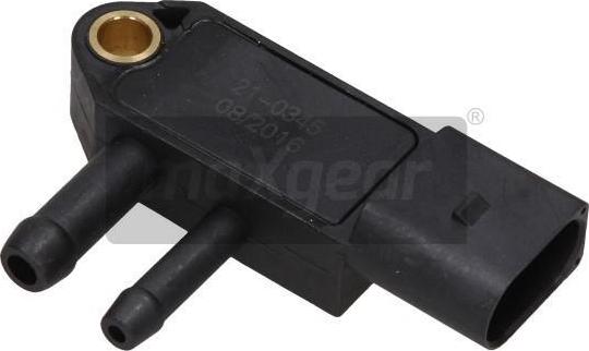 Maxgear 21-0345 - Capteur, pression des gaz échappement droxauto.com