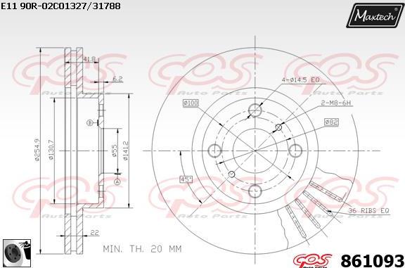 Maxtech 5227012 - Fusée d'essieu, suspension de roue droxauto.com