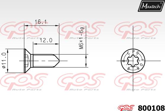 Maxtech 5271069 - Fusée d'essieu, suspension de roue droxauto.com
