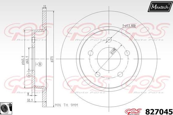 Maxtech 5271018 - Fusée d'essieu, suspension de roue droxauto.com