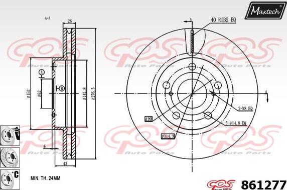 Maxtech A0102002 - Kit de réparation, Piston / Chemise de cylindre droxauto.com