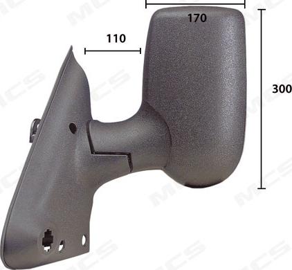 MCS 335030930 - Rétroviseur extérieur droxauto.com