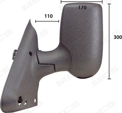 MCS 335030932 - Rétroviseur extérieur droxauto.com