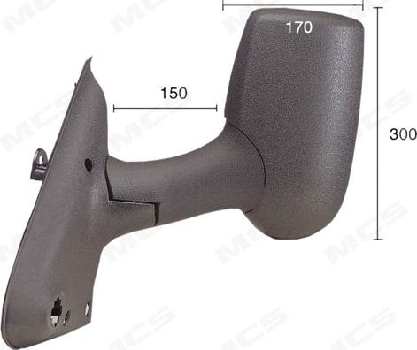 MCS 335030937 - Rétroviseur extérieur droxauto.com