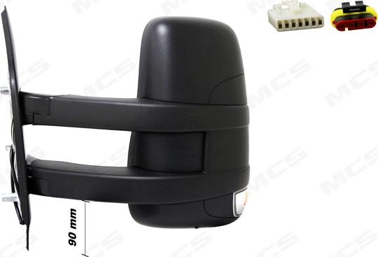 MCS 331354 - Rétroviseur extérieur droxauto.com