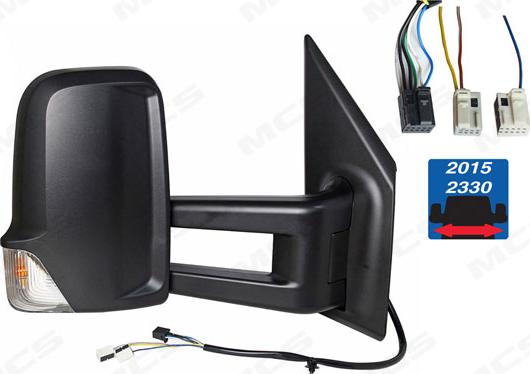MCS 333618 - Rétroviseur extérieur droxauto.com