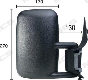 MCS 337015852 - Rétroviseur extérieur droxauto.com