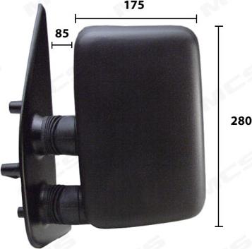 MCS 337030440 - Rétroviseur extérieur droxauto.com