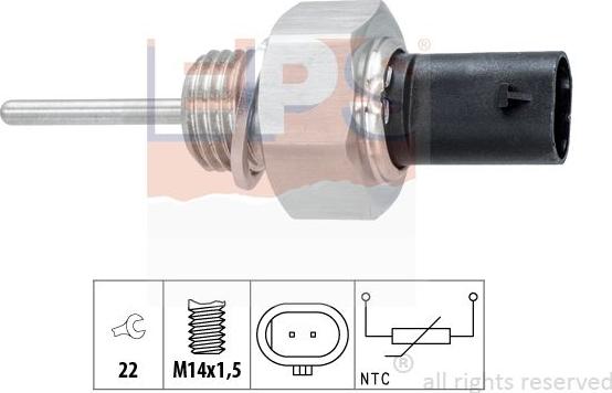 MDR EPS-1994 051 - Capteur, température de l'air d'admission droxauto.com