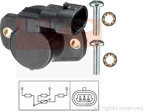 MDR EPS-1995 094 - Capteur, position du papillon droxauto.com