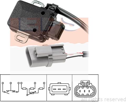 MDR EPS-1995 008 - Capteur, position du papillon droxauto.com